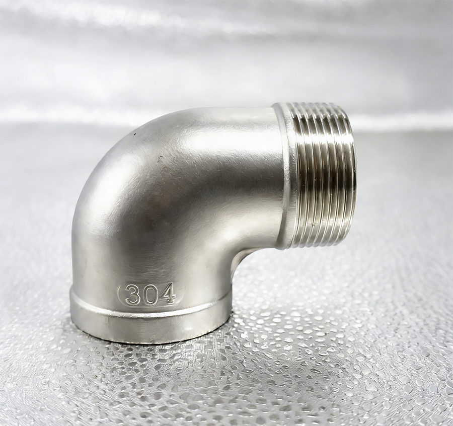 90° internal and external thread elbow